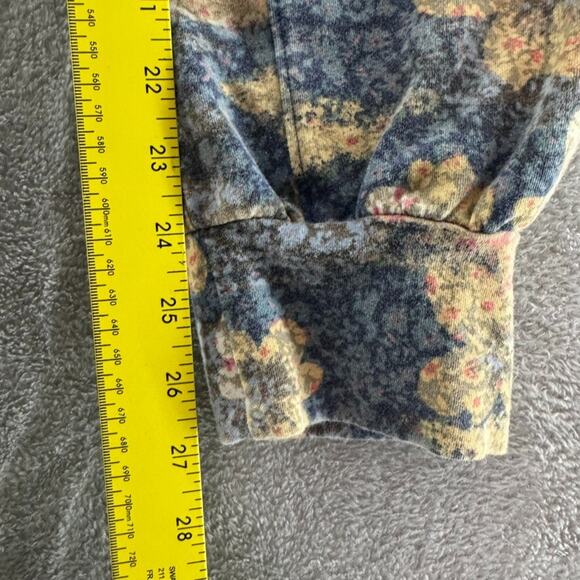 Saturday Sunday Pants Womens S Orange Blue Floral Hig Rise PullOn Jogger Pockets - Picture 10 of 15